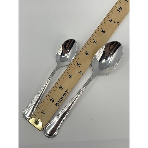 Wmf Cromargan Dorset Barock 3 Teaspoons 6 1/8” Serving Table Spoon 7.75” - Picture 2 of 6